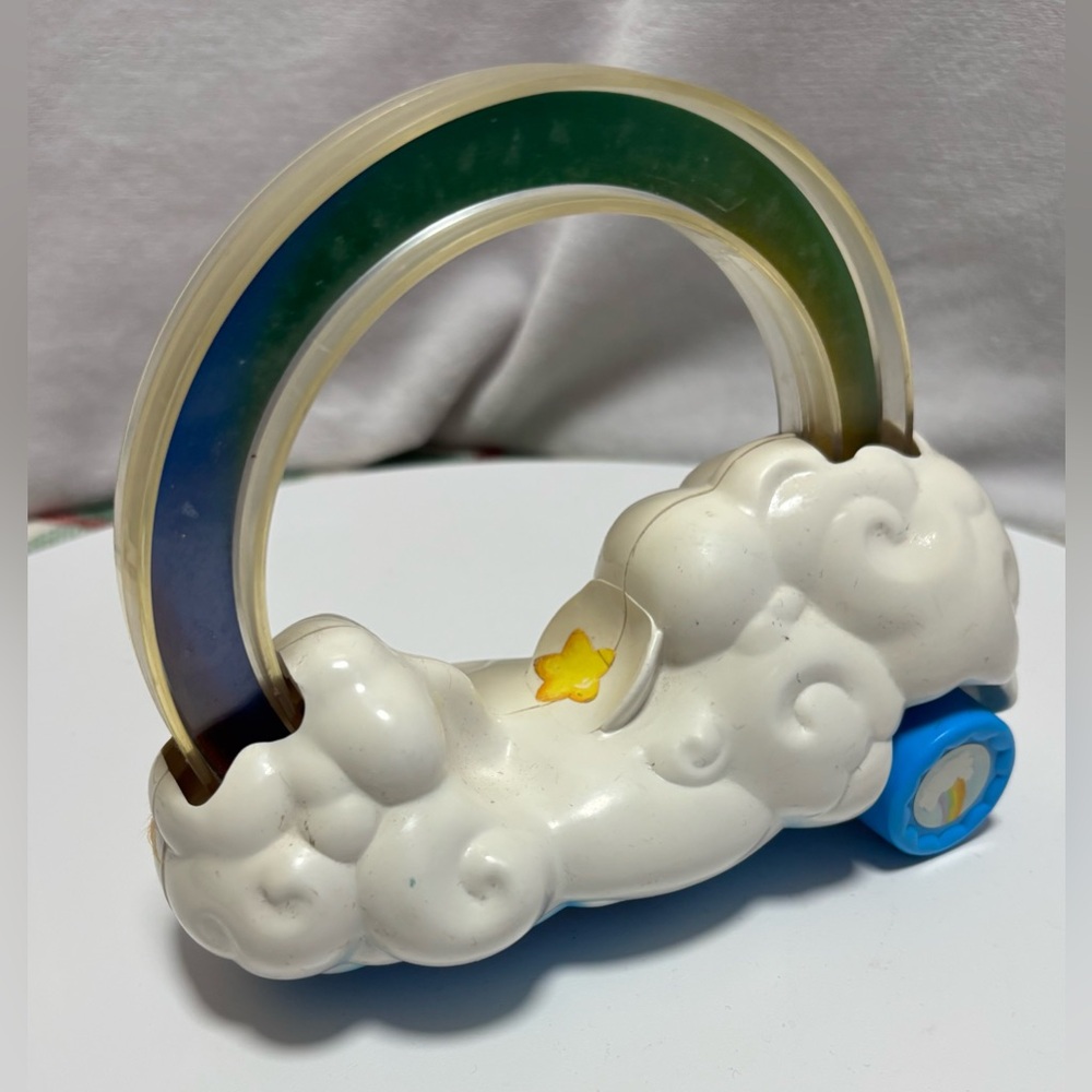 Vintage Care Bears Rainbow Roller Colorful Rainbow Cloud Toy Vehicle - Picture 4 of 7